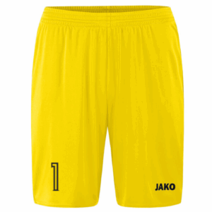 JAKO Sporthose Manchester 2.0 ohne Innenslip gelb
